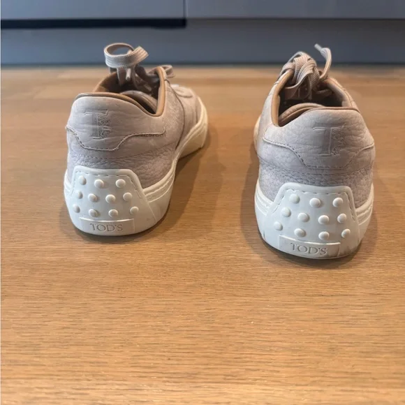 Tod's Light Brown Leather Sneakers